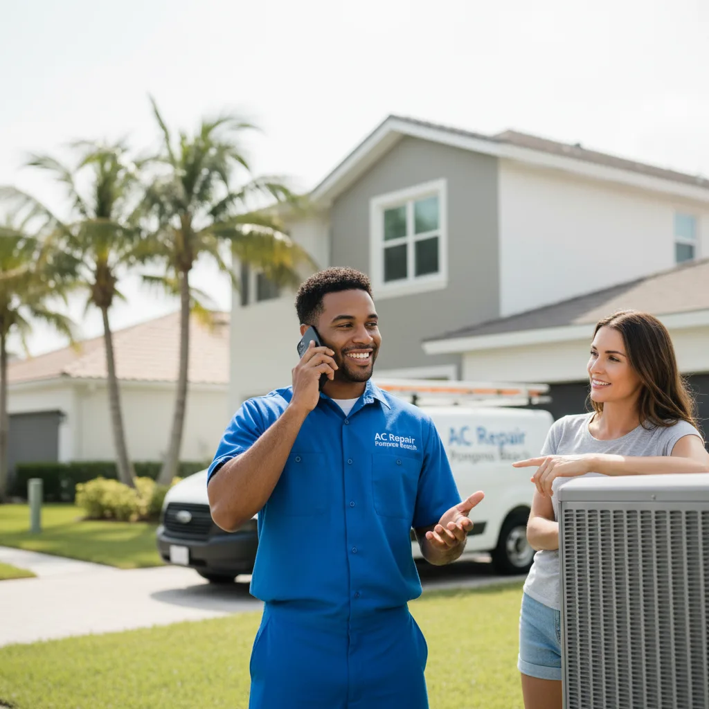 AC Repair Pompano Beach customer support in Heber